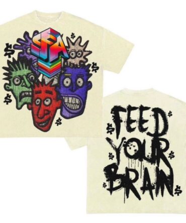FEED YOUR BRAIN” GRAPHIC TEE